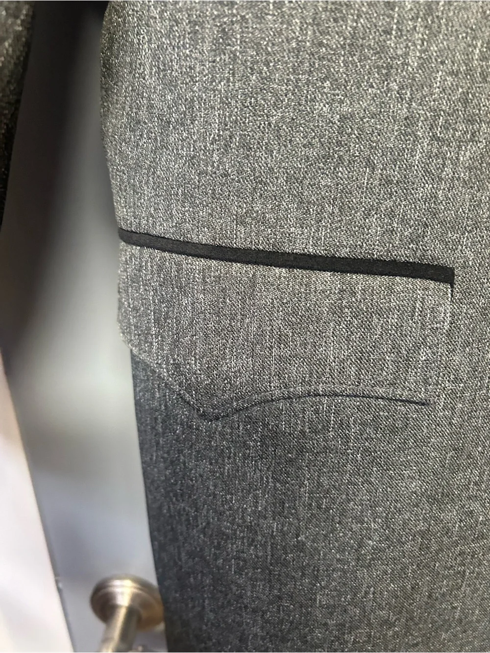 Circle S “Boise” Western gray/black polyester sport coat. NWOT size 46Long